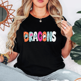 Dragons Doodle Mix DTF Print