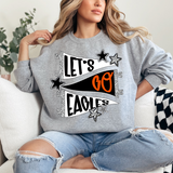 Eagles Star Banner Trio DTF Print