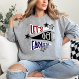 Eagles Star Banner Trio DTF Print
