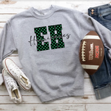 Faux Glitter Polka Dot EH Hurricanes DTF Print