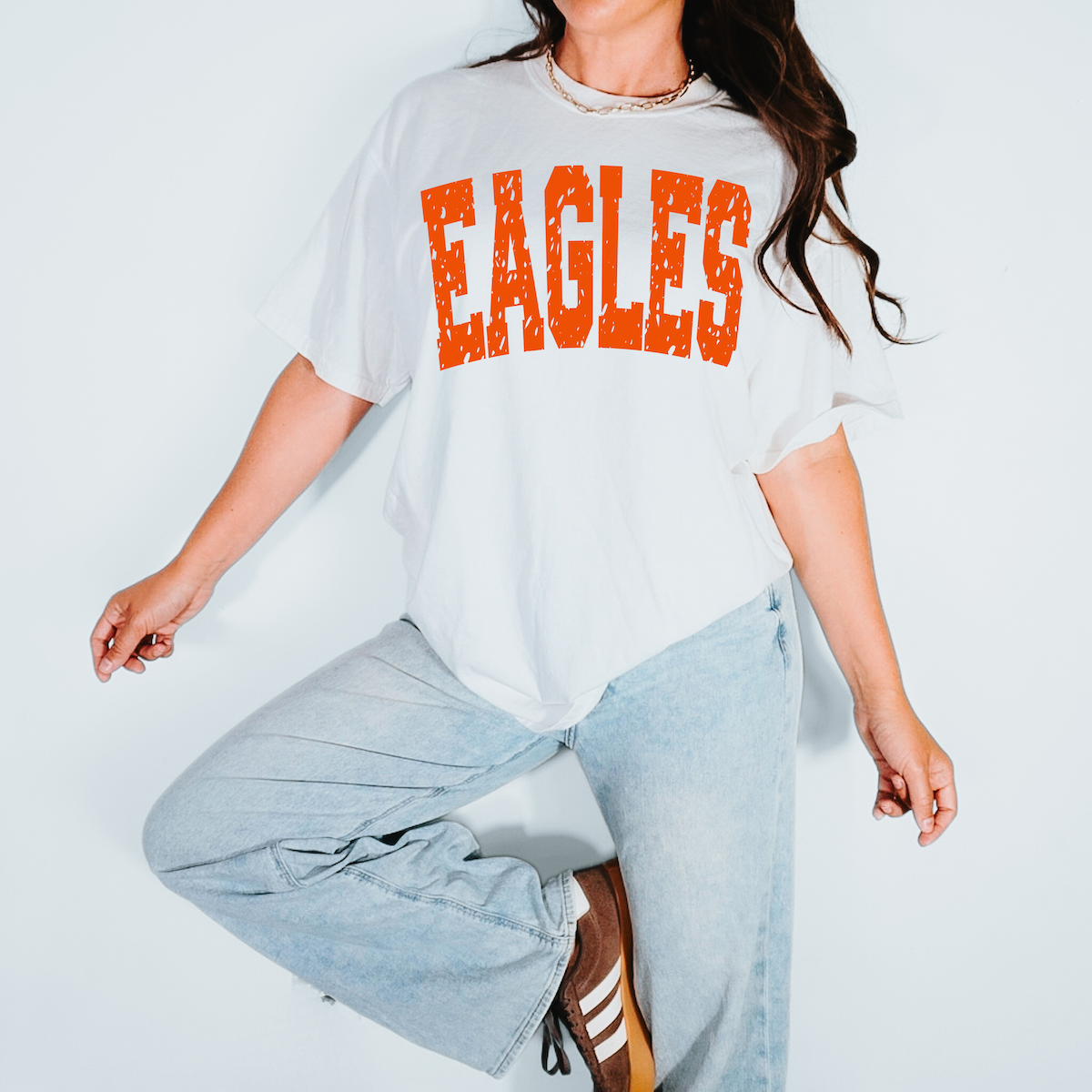 Eagles Varsity Distressed Teams DTF Print