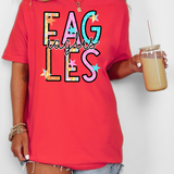 Eagles Star Doodle Mix DTF Print
