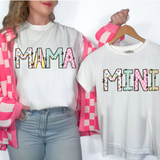 Mama Mini Easter Doodle DTF Print