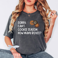 Sorry Can't Cookie Season DTF Print