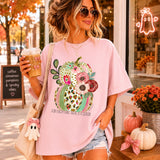 For Everything There Is a Season Floral Pumpkin Faith DTF Print