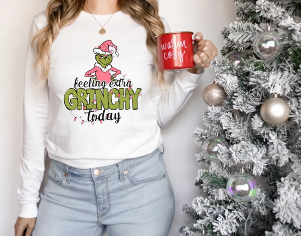 Feeling Extra Grinchy Today DTF Print