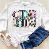 Cedar Hollow Spring Star Doodle Mix DTF Print