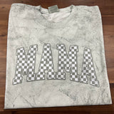 Distressed Checker Mama DTF Print