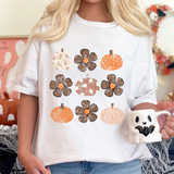 FLORAL PUMPKIN PATTERN DTF Print