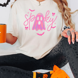 NEON PINK Spooky Ghost DTF Print