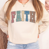Faith Varsity Grunge DTF Print
