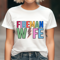 Fireman Wife Bolt DTF Print