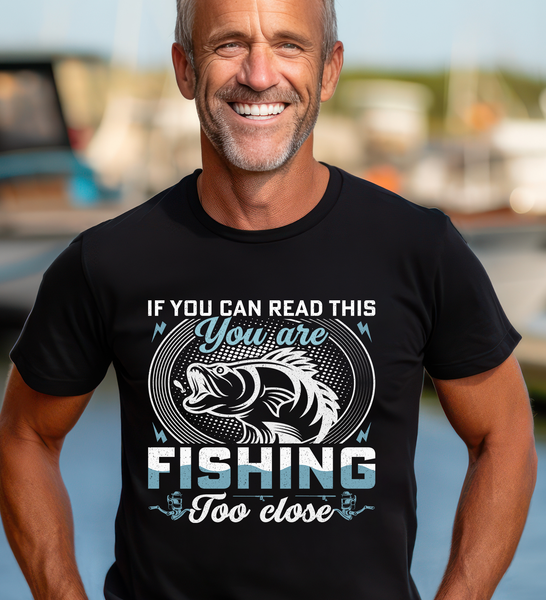 Fishing too Close DTF Print