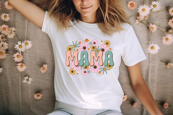 Floral Mama DTF Print