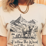 Folllow the Word DTF Print