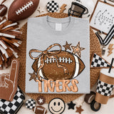 Tigers Coquette Football DTF Print