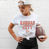 Kansas City Leopard Football DTF Print