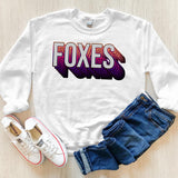 Foxes Layered Stack DTF Print