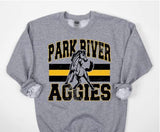 Classic Hometown Park River Aggies DTF Print