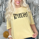 Funky Serif Brocos DTF Print