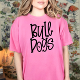 Funky Serif Bull Dogs DTF Print