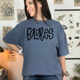 Funky Serif Eagles DTF Print