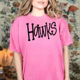 Funky Serif Hawks DTF Print
