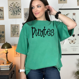 Funky Serif Pirates DTF Print