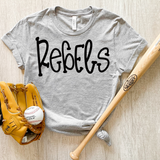 Funky Serif Rebels DTF Print