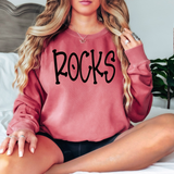 Funky Serif Rocks DTF Print