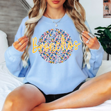 Bronchos Floral Baseball DTF Print