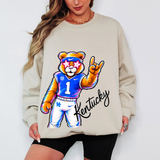 Neon Rockin' Kentucky Mascot DTF Print
