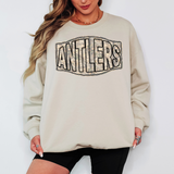 Antlers Camo Badge DTF Print