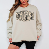 Cougars Camo Badge DTF Print