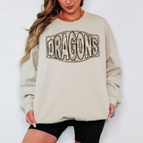 Dragons Camo Badge DTF Print