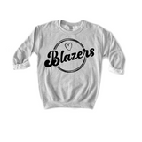 Blazers Round Frame DTF Print
