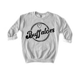 Buffaloes Round Frame DTF Print