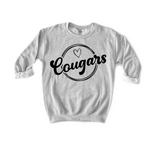 Cougars Round Frame DTF Print