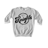 Knights Round Frame DTF Print