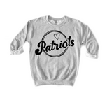 Patriots Round Frame DTF Print