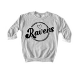 Ravens Round Frame DTF Print