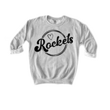 Rockets Round Frame DTF Print