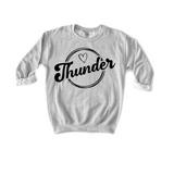 Thunder Round Frame DTF Print