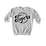 Tigers Round Frame DTF Print