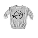 Yellow Jackets Round Frame DTF Print