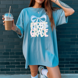 Preppy Coquette Pink/Blue Elementary Grade DTF Print