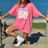 Preppy Coquette Pink/Blue Elementary Grade DTF Print