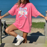 Preppy Coquette Pink/Blue Elementary Grade DTF Print
