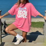 Preppy Coquette Pink/Blue Elementary Grade DTF Print