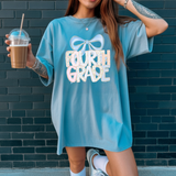 Preppy Coquette Pink/Blue Elementary Grade DTF Print